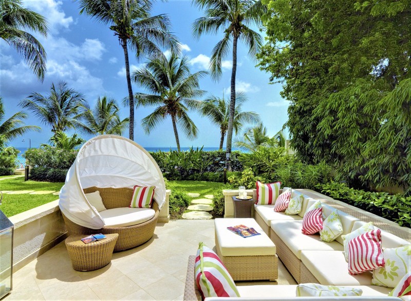 The terrace at Smugglers Cove 1 Barbados