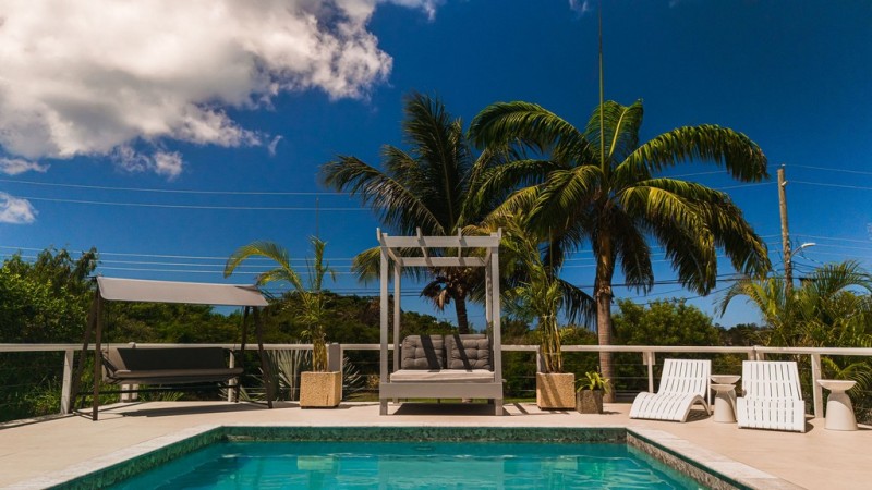 Villa Coby | Pool view at Villa Coby
