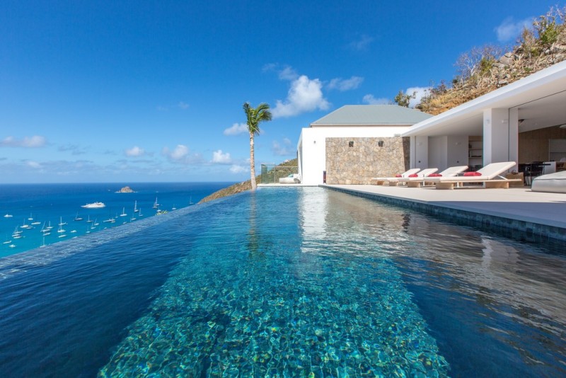 view of pool and villa