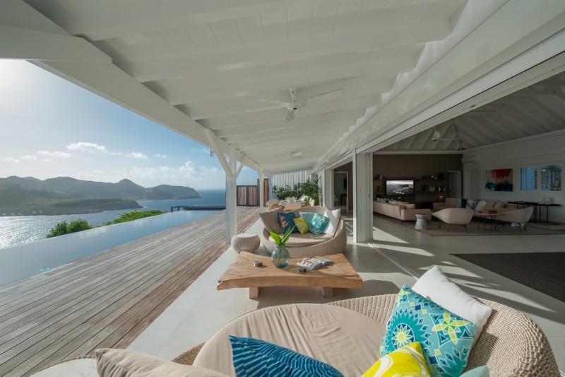 view of villa and pool