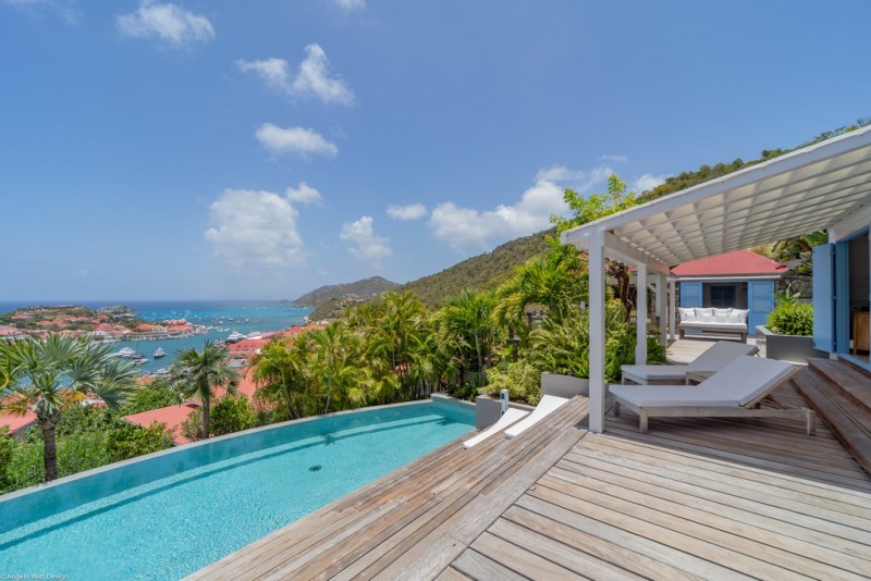view of pool and villa
