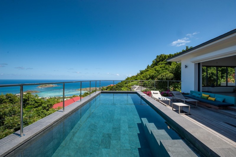 view of pool and villa