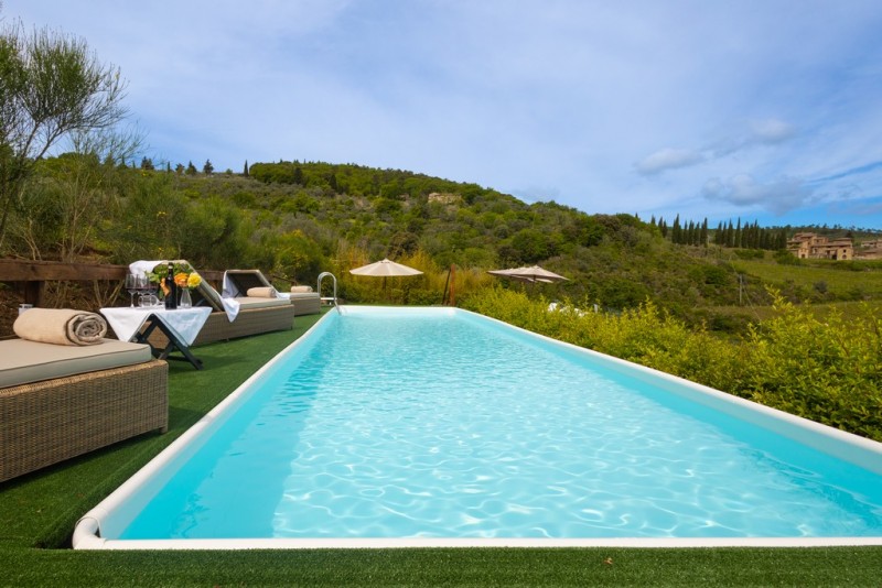 View of pool