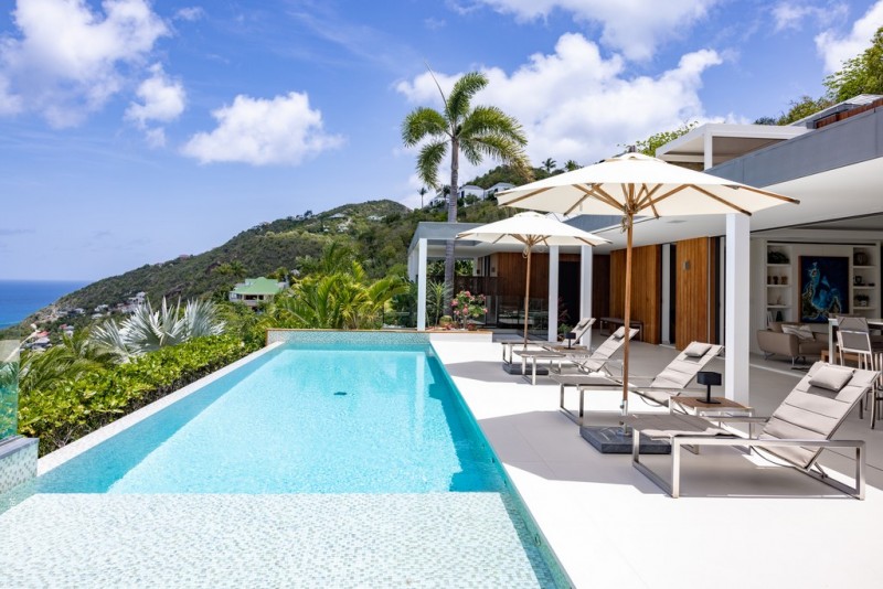 view of pool and villa