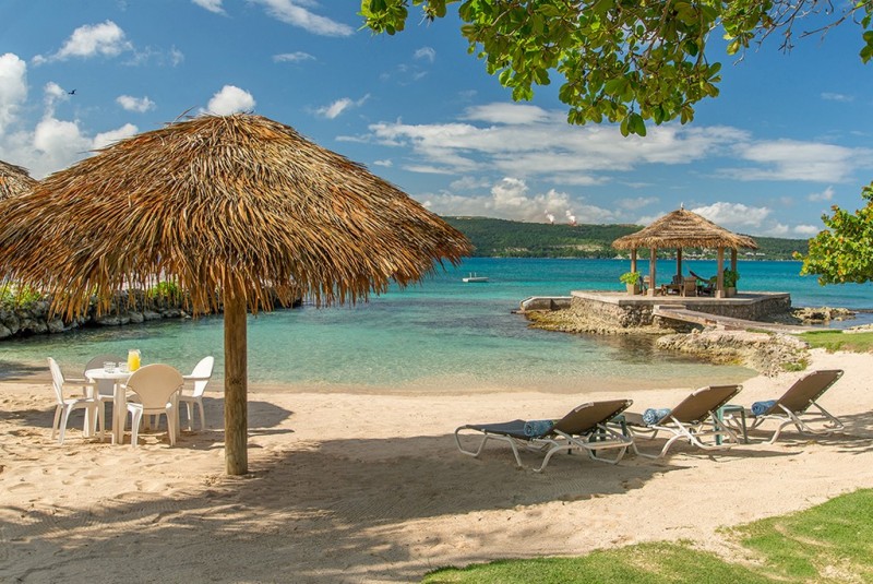 View of beach and ocean