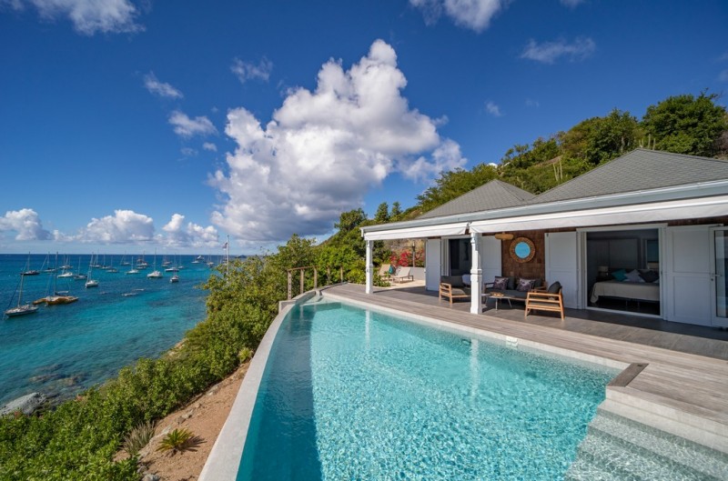 view of pool and villa