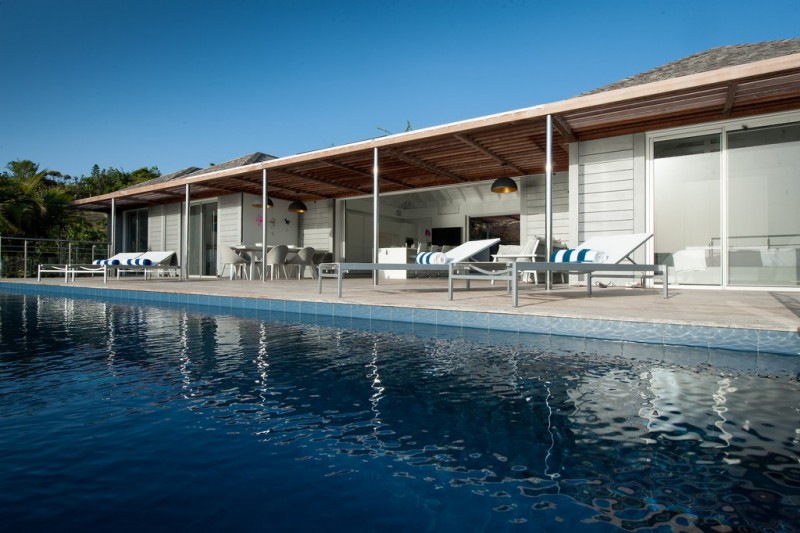 view of pool and villa