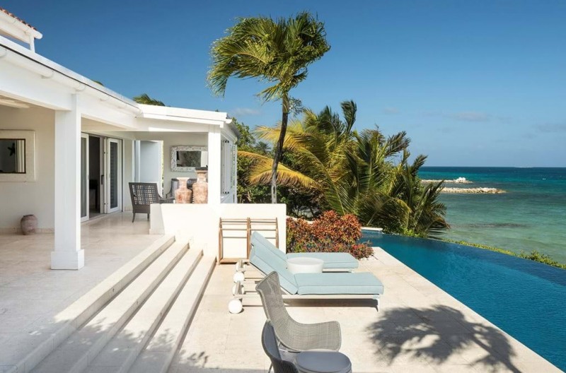 view of pool and villa
