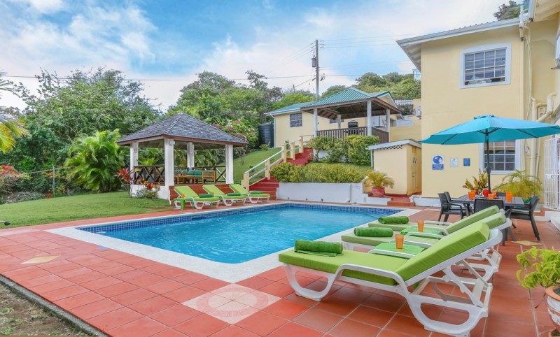View of Pool and Villa
