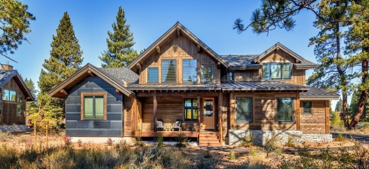 Old Greenwood 11272 Lake Tahoe - Front of cabin and porch