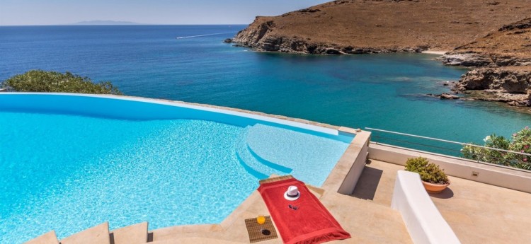 Sea views from Wellington Villa, Syros
