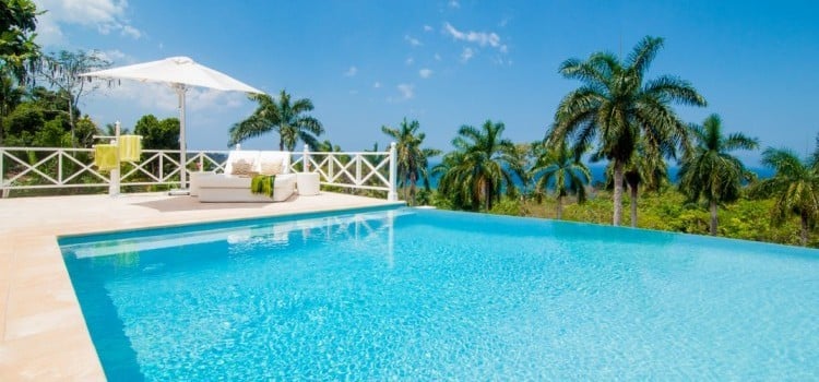 Allamanda Villa, located on a hillside close to Roundhill on Montego Bay's east side.