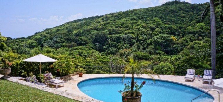 The swimming pool at Avalon, located at the Tryall Club