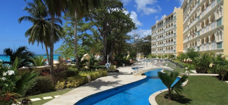 Sapphire Beach 116 - View over pool