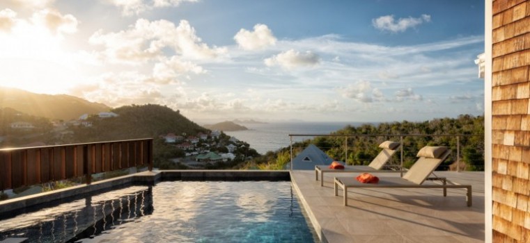 Villa Cypraea is a modern 2 bedroom Ocean View Villa in St Barths