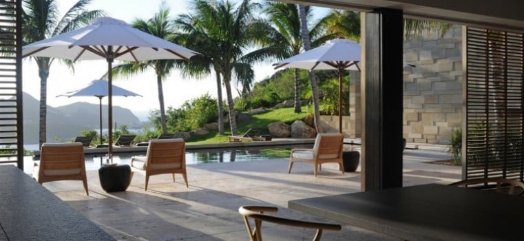 Teman - Luxury Villa Rental - View to Pool
