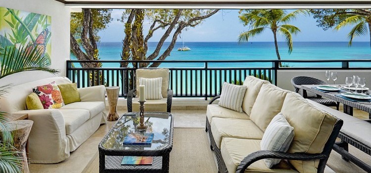 Coral Cove Barbados- Living Room Ocean View