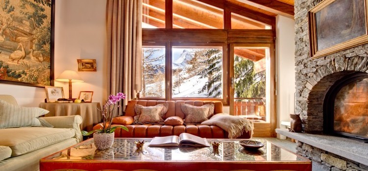 Chalet Zen -  Sitting Room with Fire