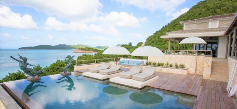 Pearns Bay House Antigua - View from the pool