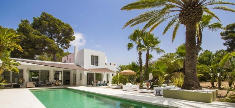 The pool & terrace at Villa Stephanie, Ibiza